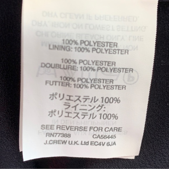 J. Crew Collection Pop Stripe Sheath Dress Navy Azalea size 6 - Picture 8 of 8